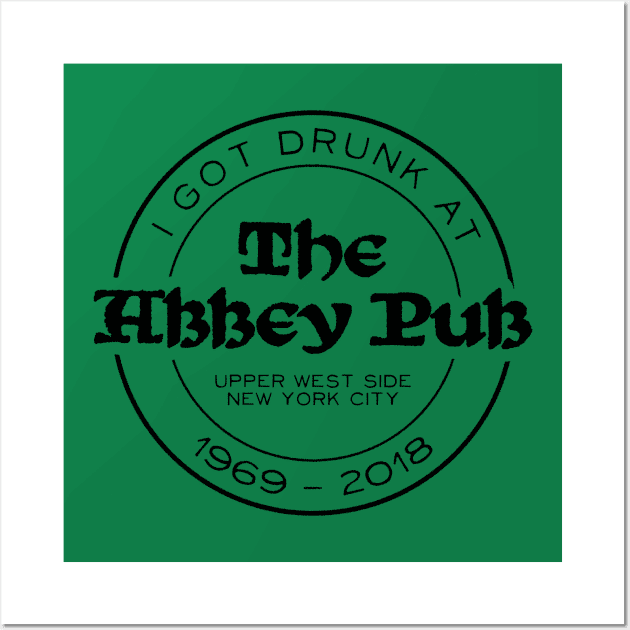 Abbey Pub - R.I.P. Stamp Wall Art by UselessRob